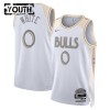 NBA Børn Trøje Chicago Bulls Coby White 2024-25 Nike City Edition Hvid Swingman